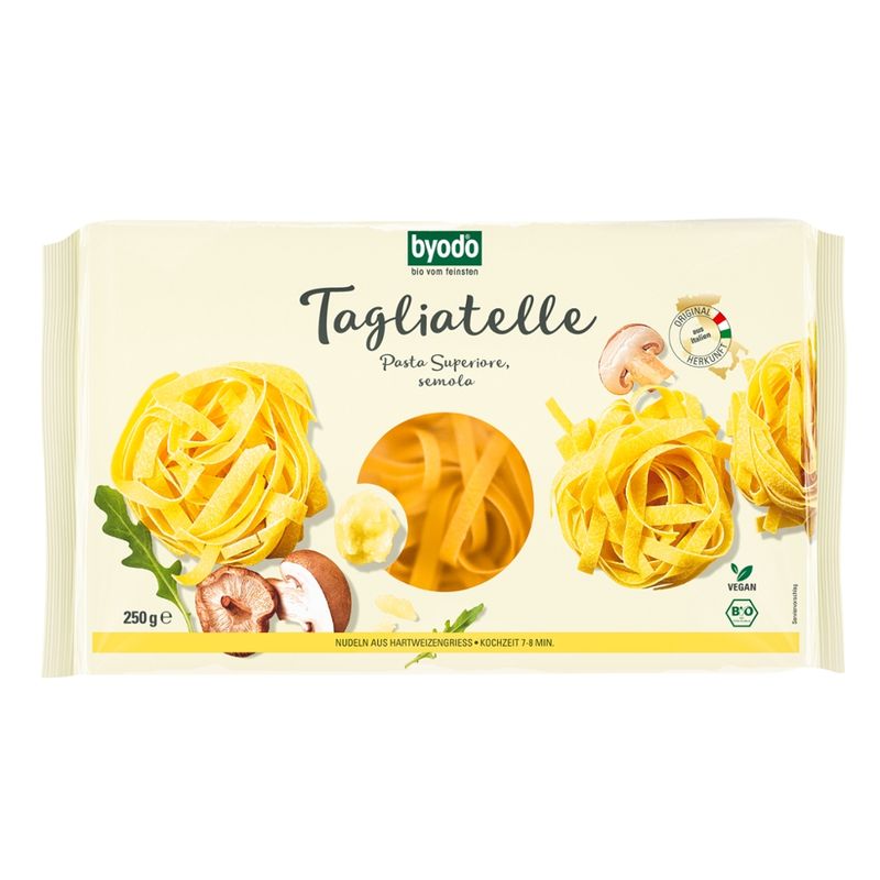 Byodo Byodo Tagliatelle pasta superiore, 250g - Produktbild