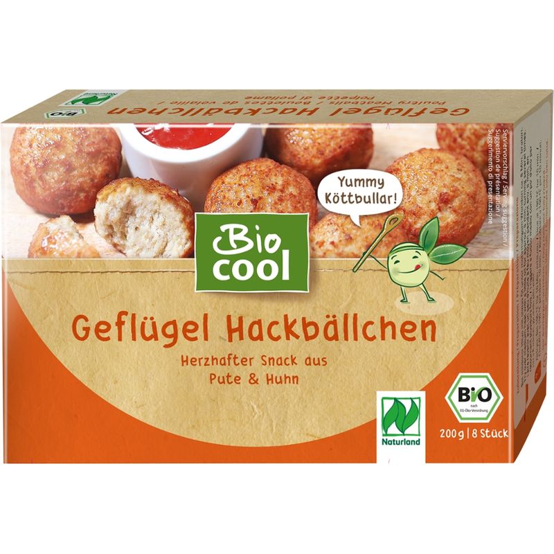 BioCool Geflügel Hackbällchen - Produktbild