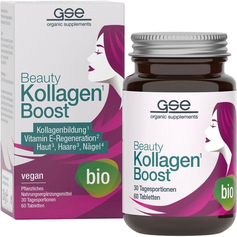 GSE  Beauty Kollagen Boost (Bio), 60 Tabletten à 500mg - Produktbild
