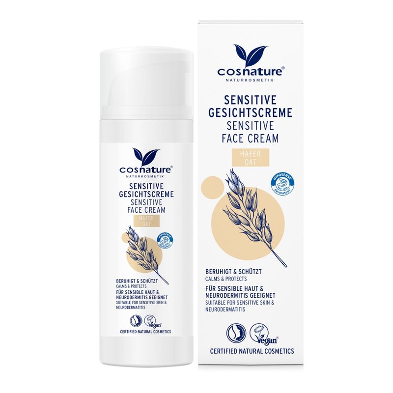 Cosnature  cosnature Gesichtscreme Sensitiv Hafer 50ml - Produktbild