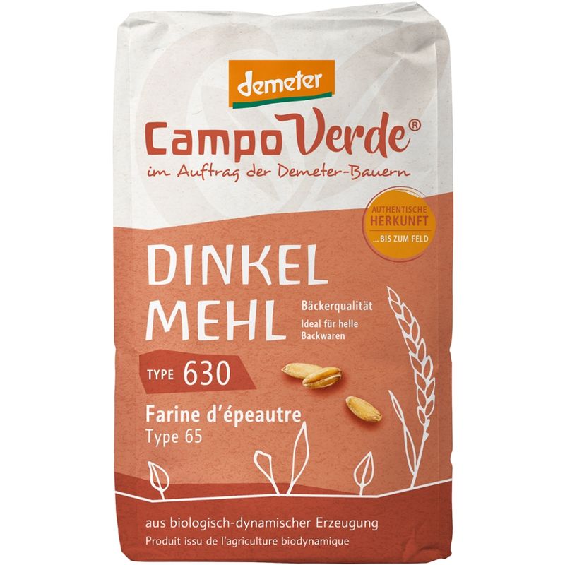 Campo Verde dem. Dinkelmehl Type 630 1kg - Produktbild