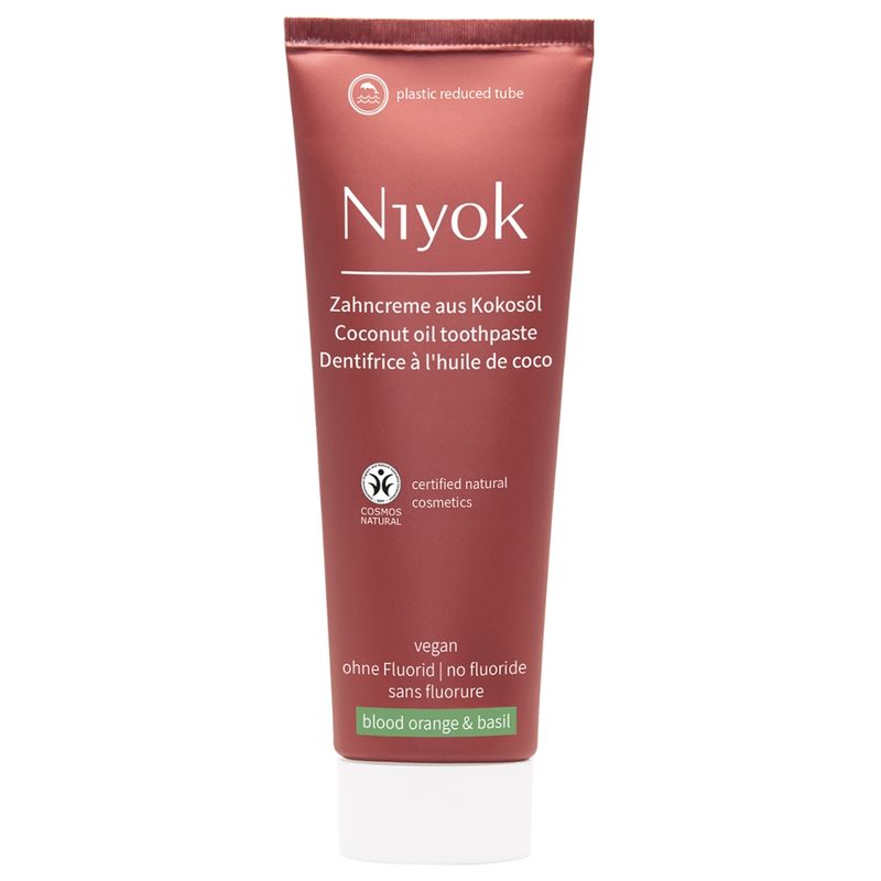 Niyok NIYOK - Dentifrice à l'huile de coco bio : Orange sanguine & Basilic - Produktbild