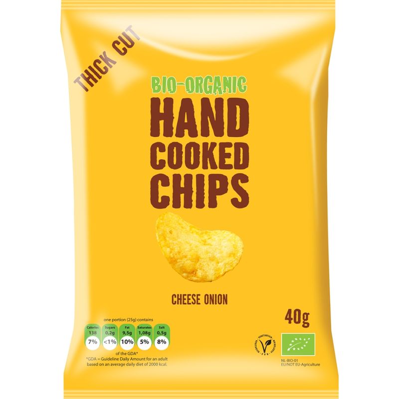 Trafo Handcooked Chips Cheese & Onion - Produktbild