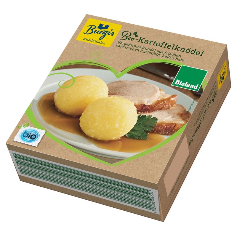 Burgis Burgis Bio-Kartoffelknödel, 6x75g, tiefgekühlt - Produktbild