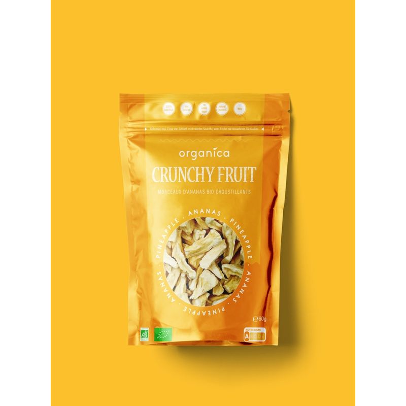 Organica Gefriergetrocknete Bio-Ananas - Produktbild