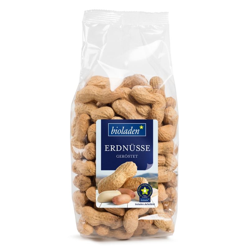 bioladen Erdnüsse in der Schale, geröstet - Produktbild