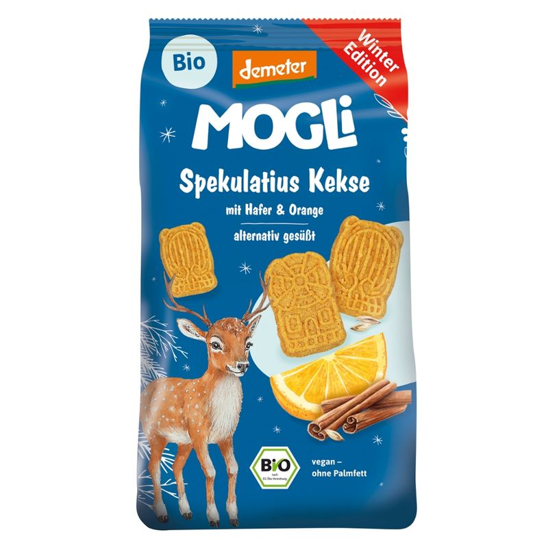 Mogli Winterliches Naschgebäck - Spekulatius Kekse mit Hafer und Orange - Produktbild
