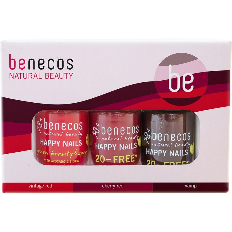 benecos benecos Geschenkset Nagellack - Classic in Red - Produktbild