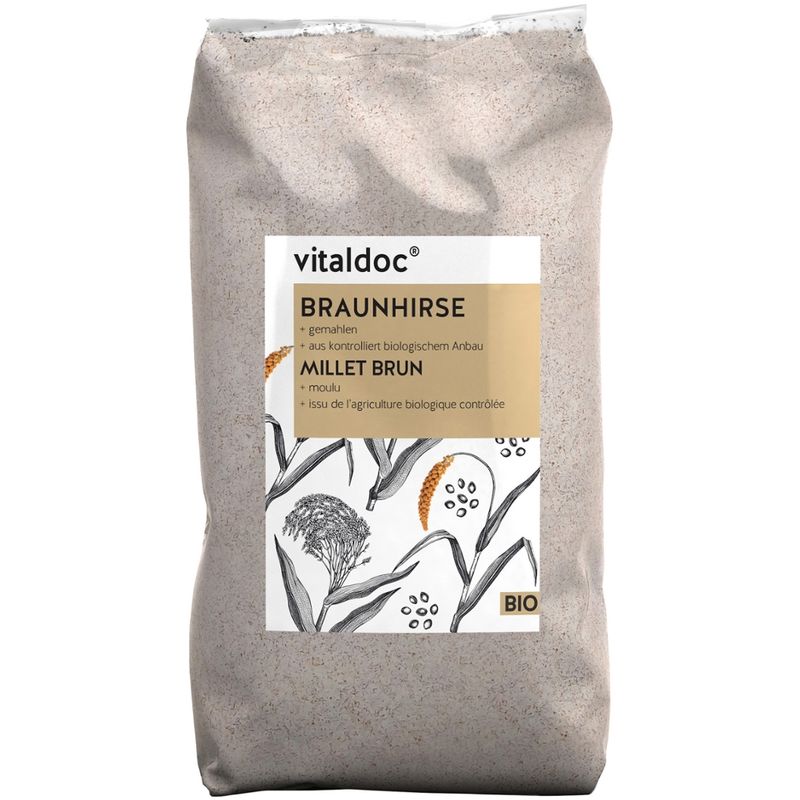 vitaldoc vitaldoc®  BIO-Braunhirse gemahlen - Produktbild