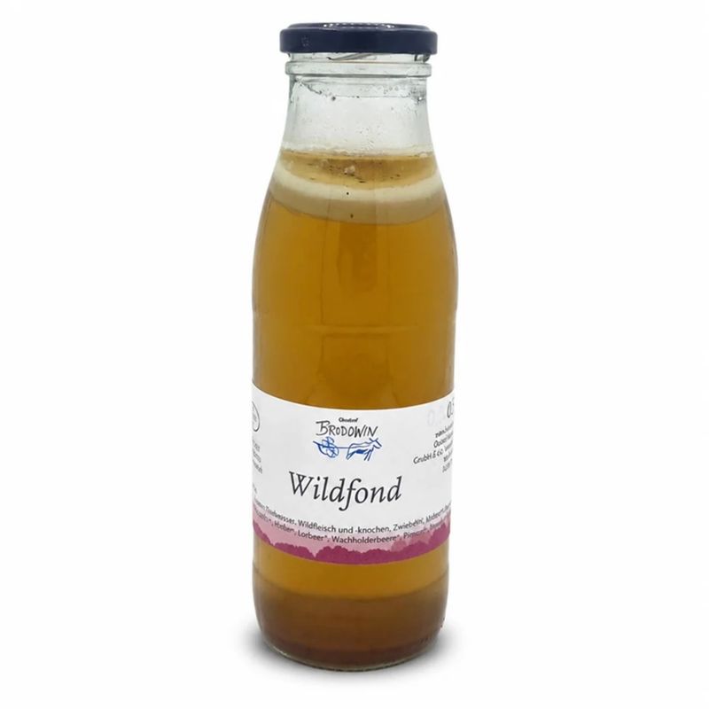 Ökodorf Brodowin Brodowiner Wildfond in der 0,5L Pfandflasche - Produktbild