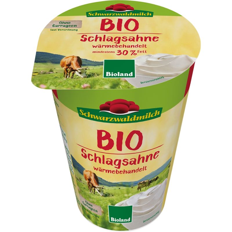 Schwarzwaldmilch BIO SWM BIO Sahne 30% 10x200G BE - Produktbild