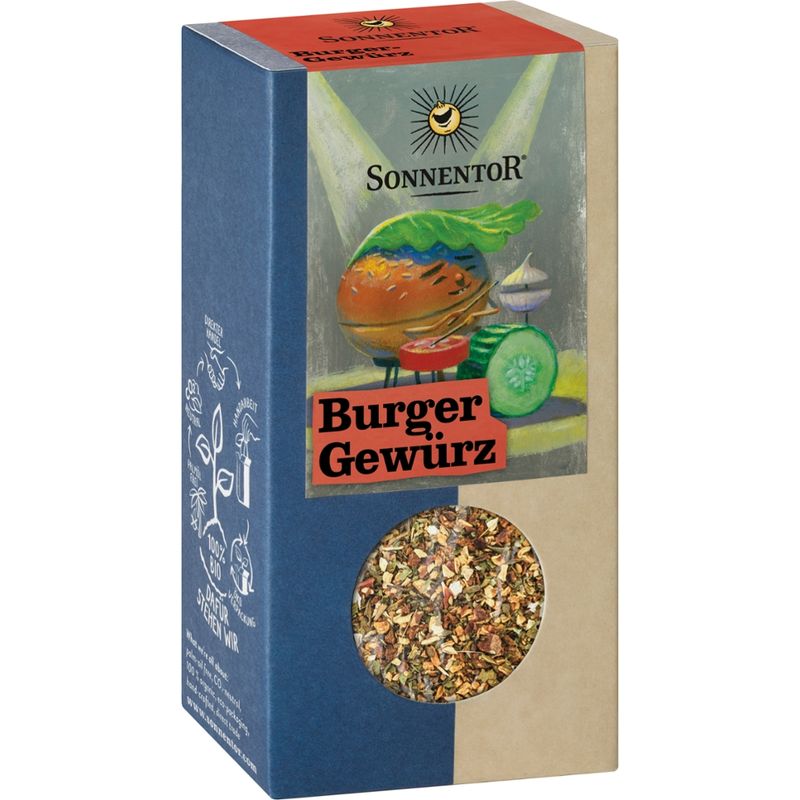 Sonnentor Burger-Gewürz, Packung - Produktbild
