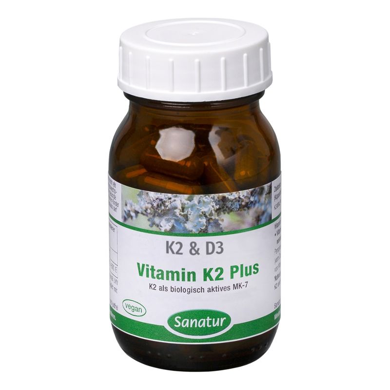 Sanatur Vitamin K2 Plus, 90 Kapseln - Produktbild