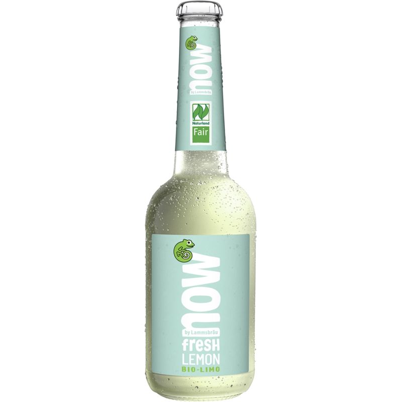 now now Bio Limo Fresh Lemon 0,33l - Produktbild
