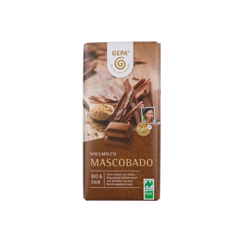 GEPA - The Fair Trade Company Vollmilch Mascobado - Produktbild