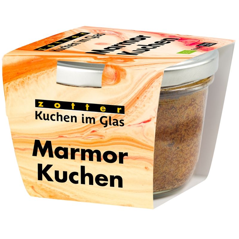 Zotter Schokolade Kuchen im Glas Mamorkuchen - Produktbild