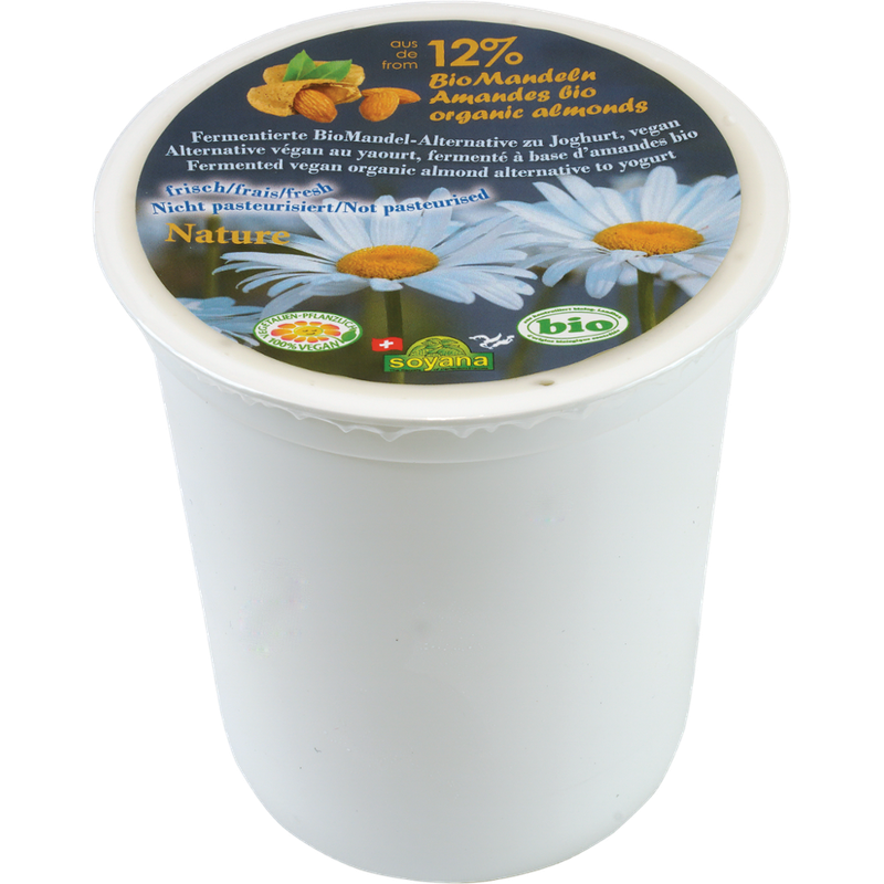 Soyana Mandel-Alternative zu Joghurt aus fermentierten BioMandeln - Produktbild