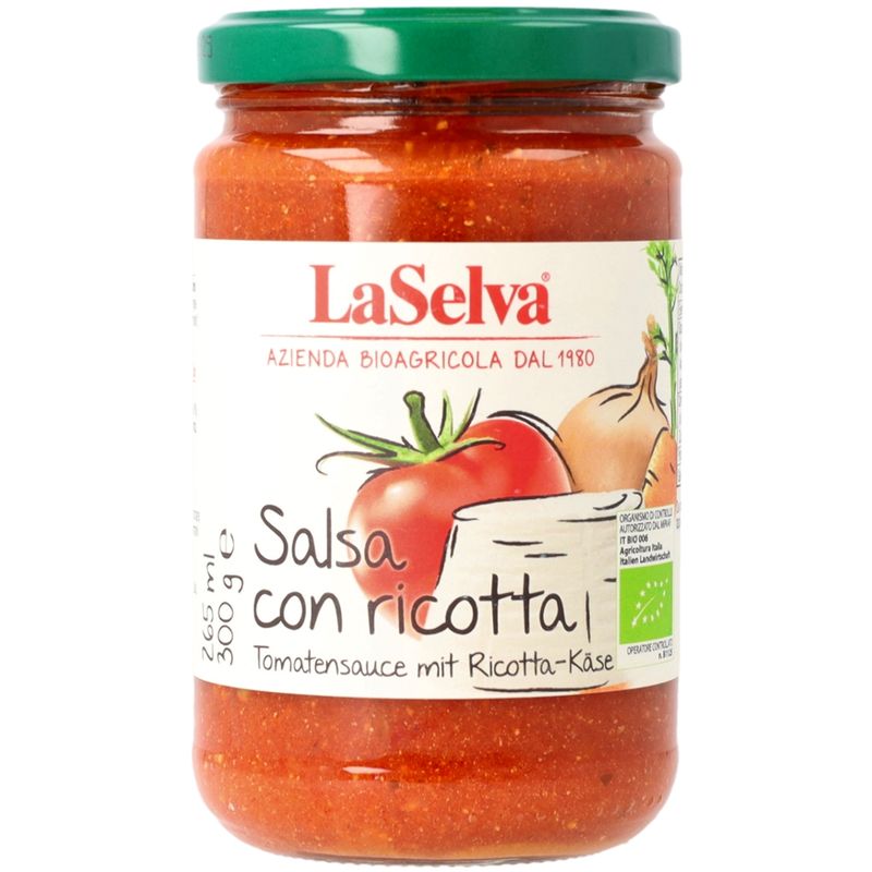 LaSelva Tomatensauce mit Ricotta-Käse - Produktbild