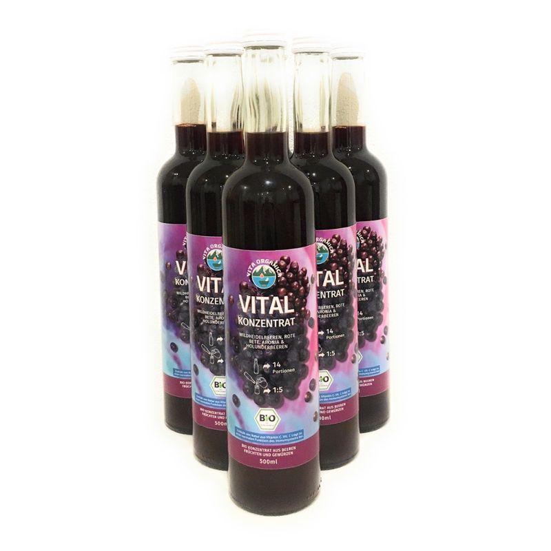 VITA ORGANICA Vita Organica BIO VITAL Konzentrat mit kaltgepressten Superfrüchten - Produktbild