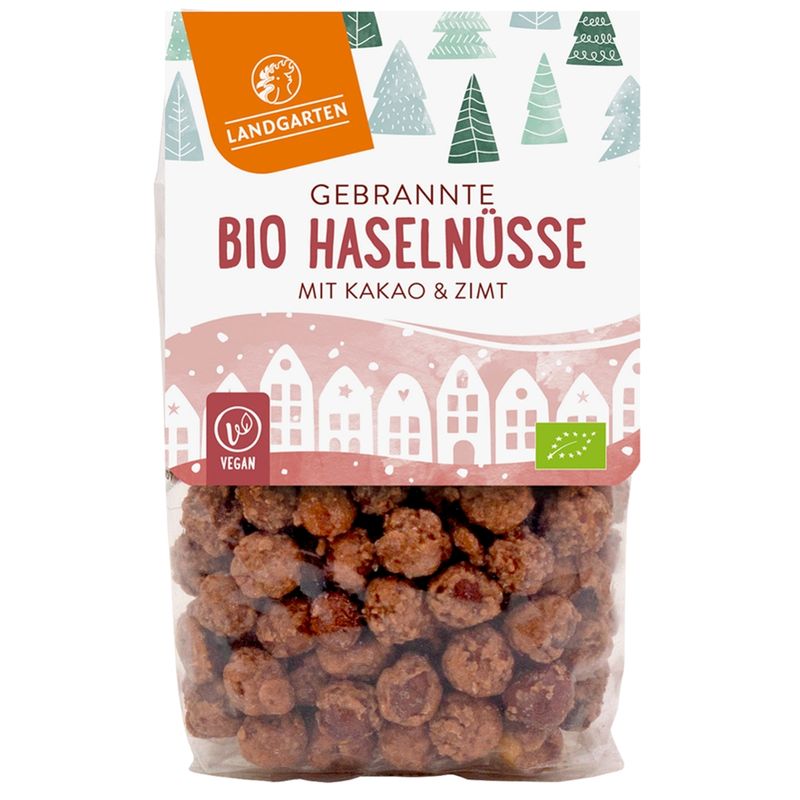 Landgarten Bio gebrannte Haselnüsse 150g - Produktbild