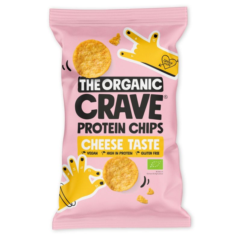 The Organic Crave The Organic Crave Protein Chips Cheese Taste 75g - Produktbild