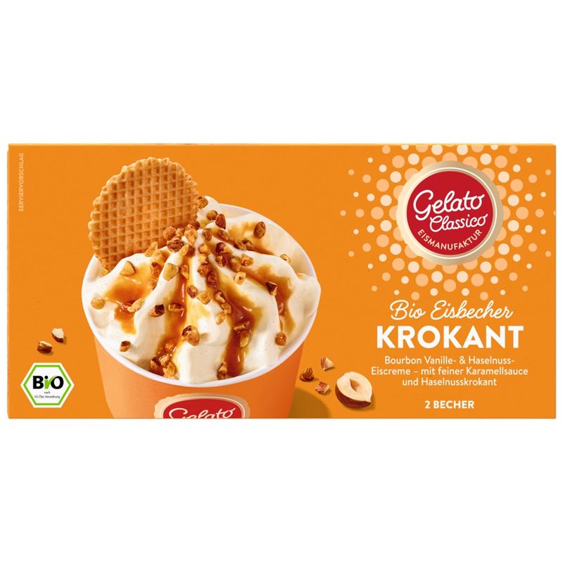 Gelato Classico Eismanufaktur Gelato Classico Bio-Eisbecher Krokant - Produktbild