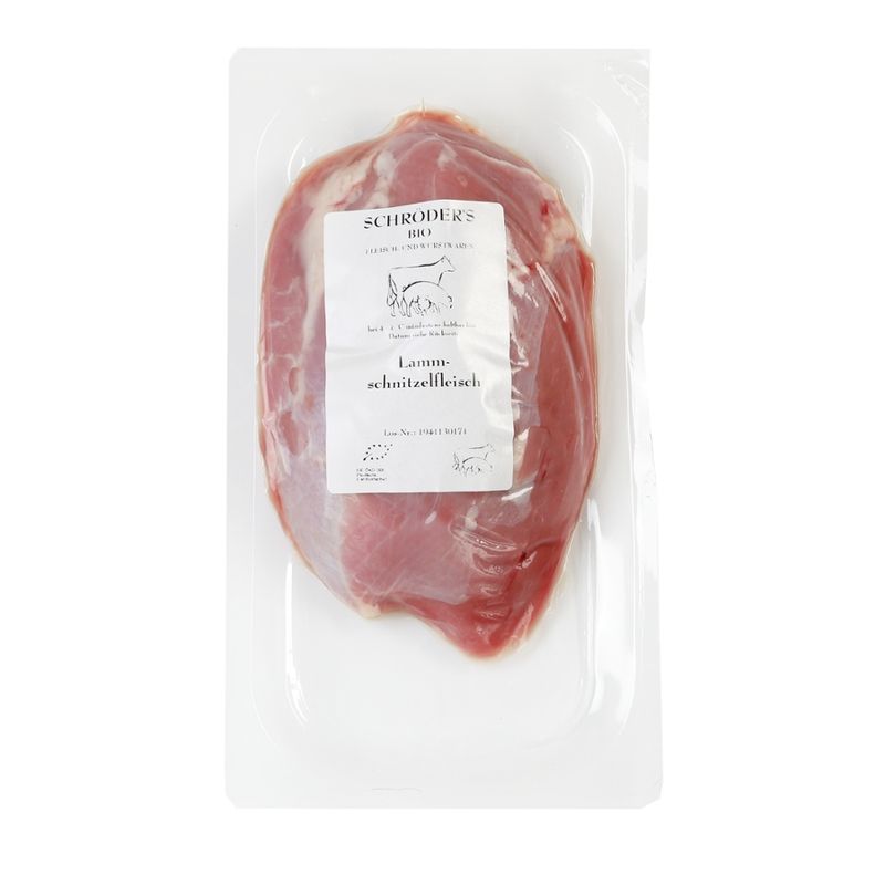Schröder's Bio Fleisch- und Wurstwaren Lammschnitzelfleisch ca. 200 g - Produktbild