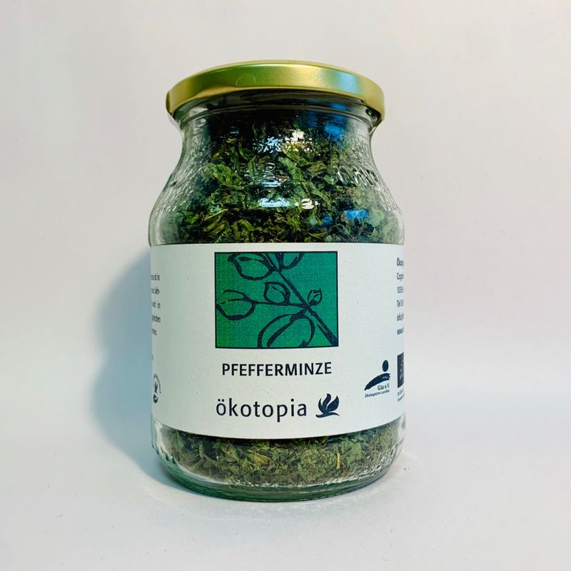 Ökotopia  Pfefferminze kbA im Glas 35g - Produktbild