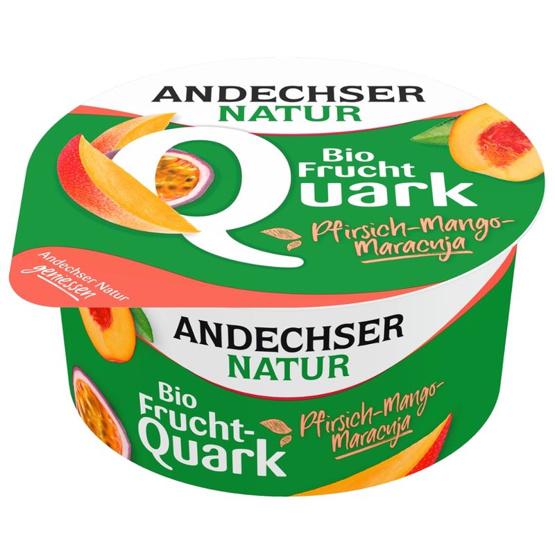 Andechser Natur Bio Fruchtquark Pfirsich-Mango-Maracuja - Produktbild