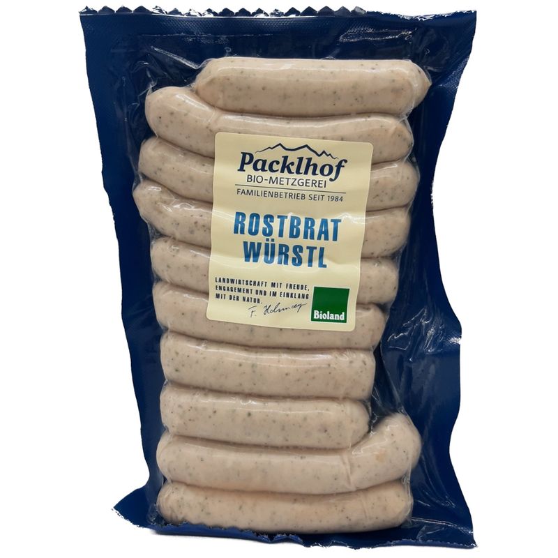 Packlhof Rostbratwürstl 10 Stück 250g SB - Produktbild