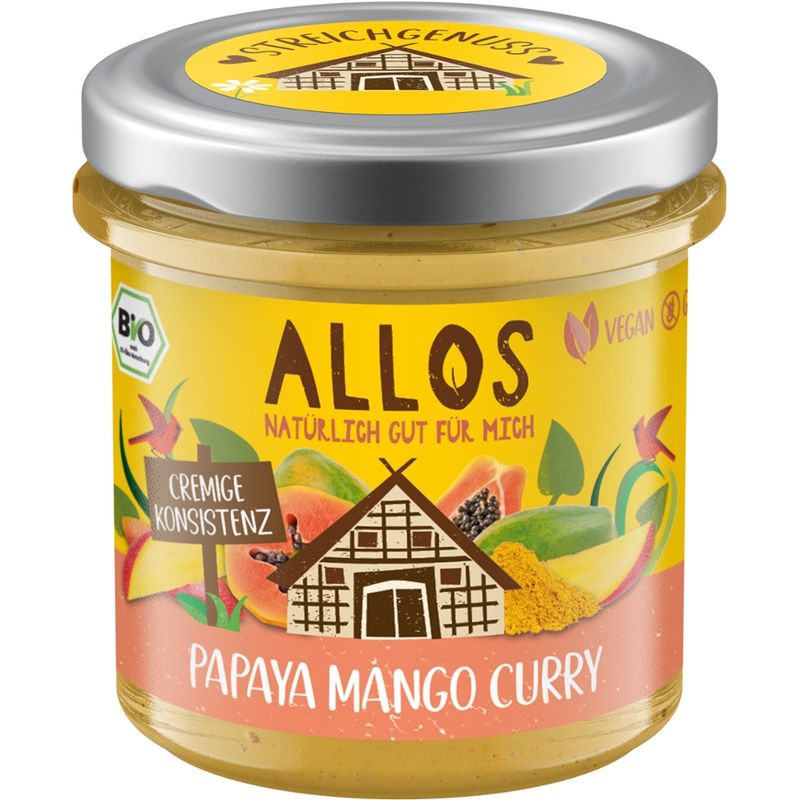 Allos Streichgenuss Papaya Mango Curry - Produktbild