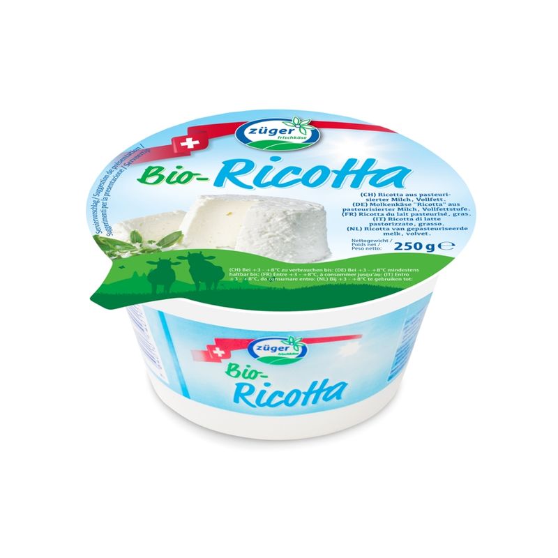 Züger Frischkäse AG Züger Bio Ricotta 250g - Produktbild