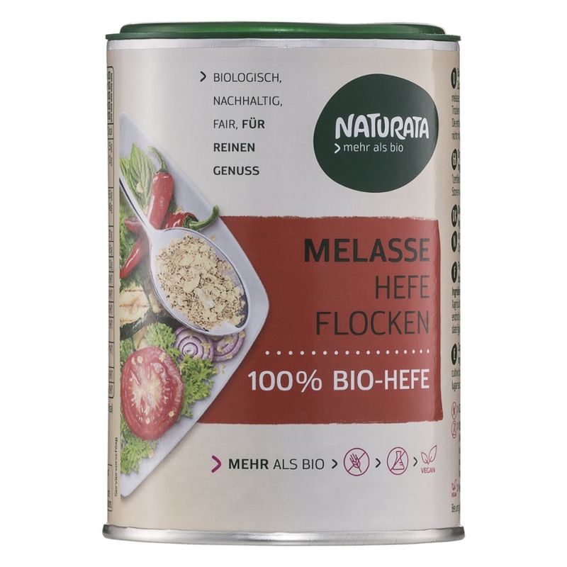 NATURATA Melasse Hefeflocken, 100 % Bio-Hefe - Produktbild