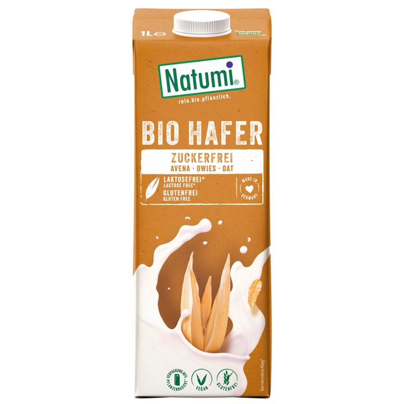 Natumi Getränk auf glutenfreiem, fermentiertem Hafer, UHT - Produktbild