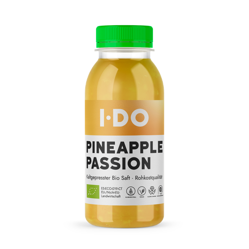 I·DO BIO Bio Pineapple Passion - Kaltgepresster Rohkostsaft - Produktbild