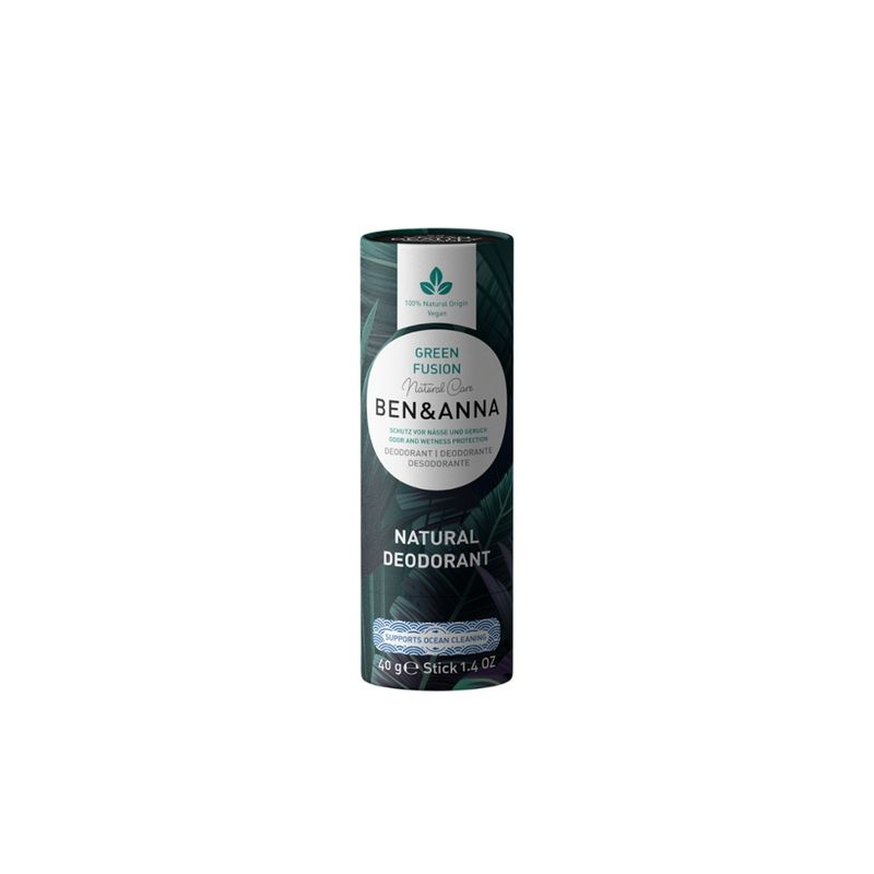 Ben&Anna Natural Care Ben&Anna Natural Care Papertube Deodorant Green Fusion 40g - Produktbild