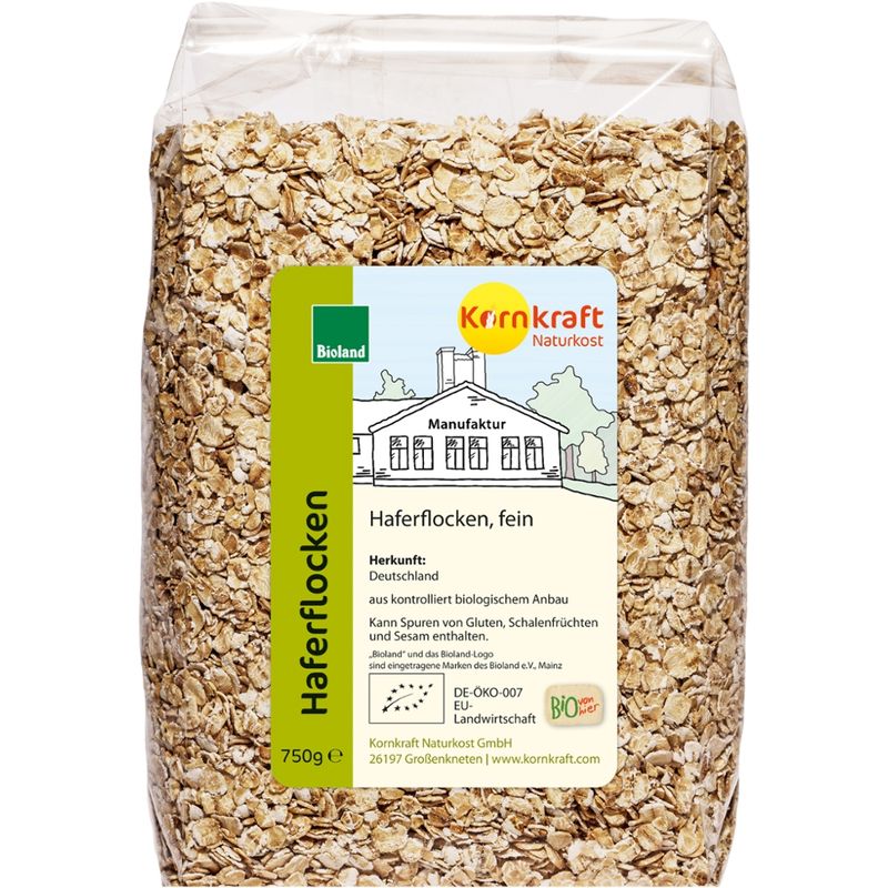 Kornkraft Haferflocken, fein - Produktbild