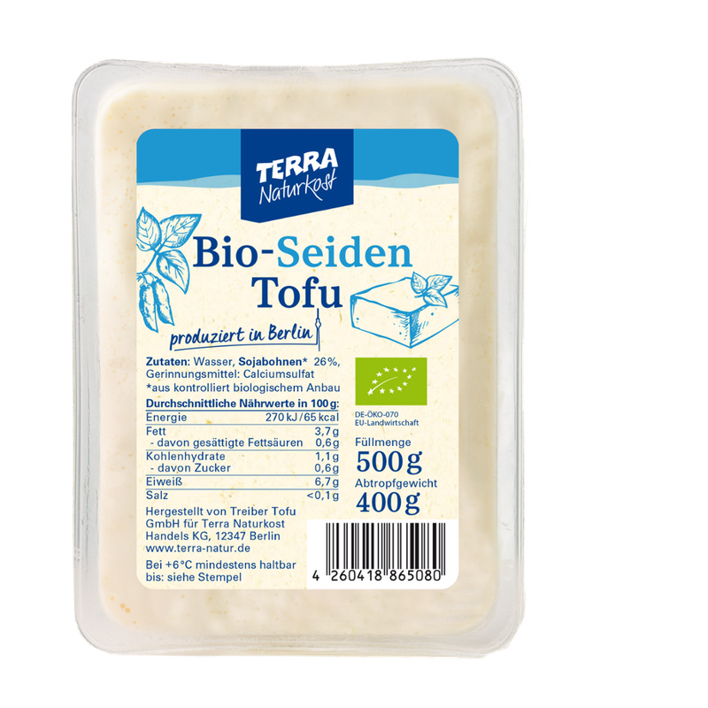 Terra Naturkost Handels KG Terra Bio Seidentofu, 400g - Produktbild