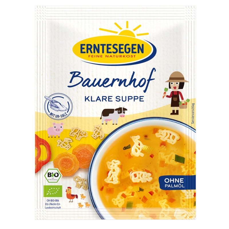 Erntesegen Bauernhof Klare Suppe Bio - Produktbild