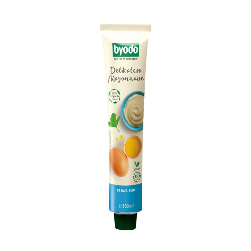 Byodo Byodo High quality Mayonnaise, 80% fat, tube, 100ml - Produktbild