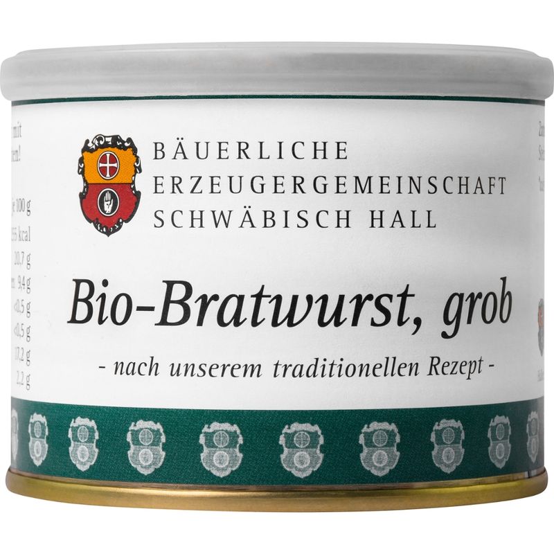 Bäuerliche Erzeugergemeinschaft Schwäbisch Hall Bio Bratwurst - Produktbild