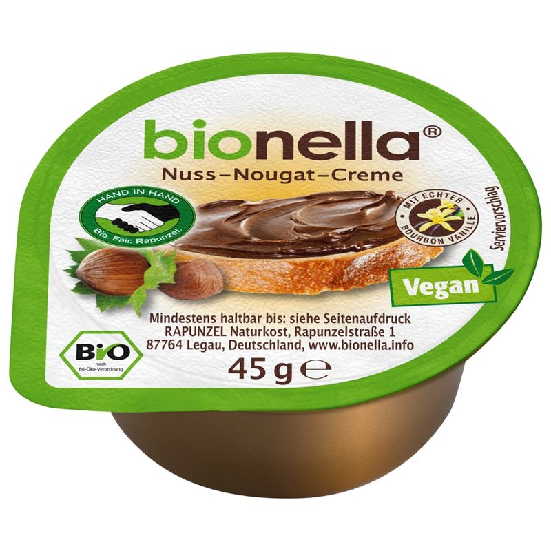 Rapunzel bionella Nussnougat-Creme vegan HIH - Produktbild