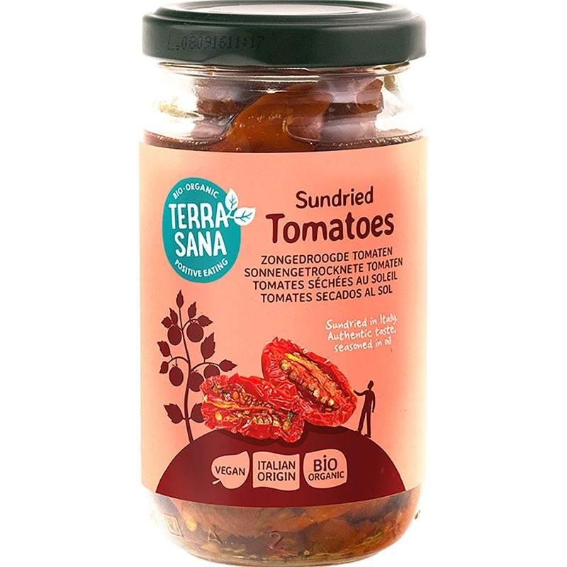 TerraSana Sonnengetrocknete Tomaten mit extra nativem Olivenöl - Produktbild
