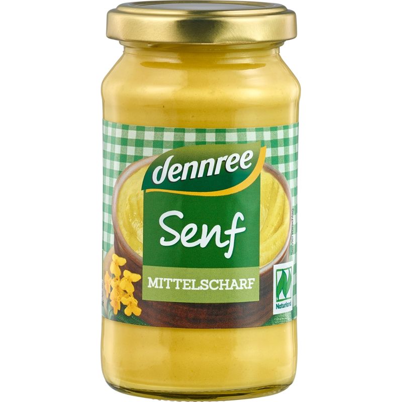 dennree Senf mittelscharf - Produktbild