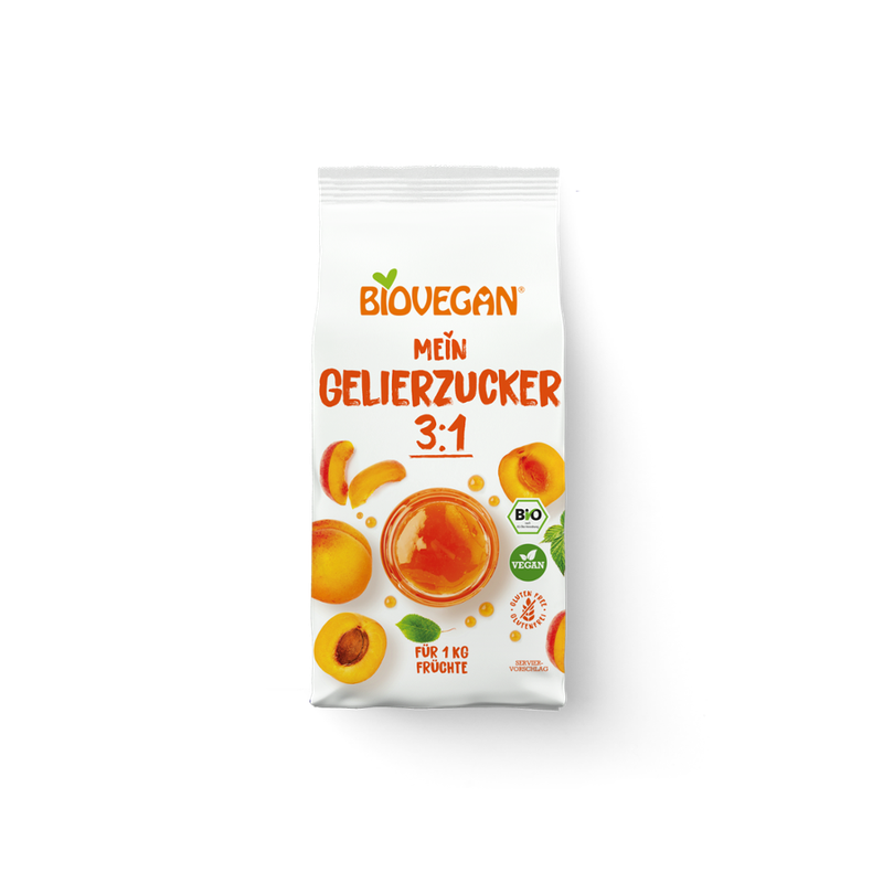 Biovegan Gelierzucker 3:1, 330 g, BIO - Produktbild