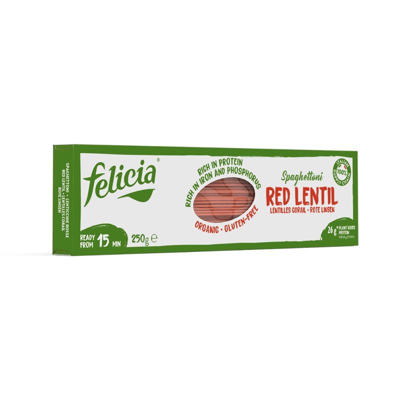 Felicia Felicia Bio Rote Linsen Spaghettoni glutenfrei - Produktbild