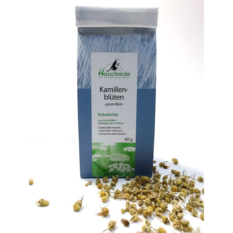 Heuschrecke Kamille Blüten, ganz, kbA - Produktbild