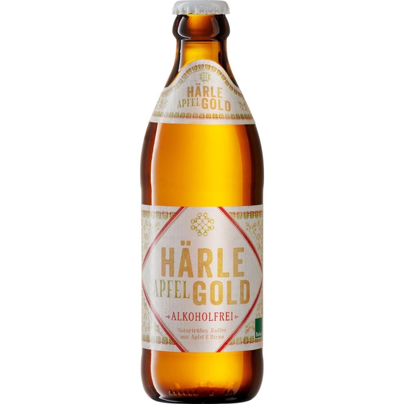 Härle-Bier Bio Härle ApfelGold 0,33 L alkoholfrei - Produktbild