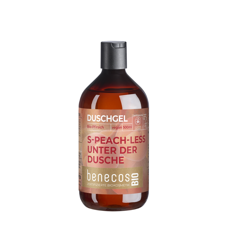 benecos benecosBIO Sommer-Edition BIO-Pfirsich - S-PEACH-LESS UNTER DER DUSCHE - Produktbild