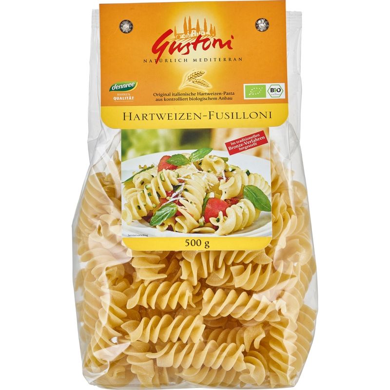 Gustoni Hartweizen-Fusilloni, Original italienische Hartweizen-Pasta - Produktbild